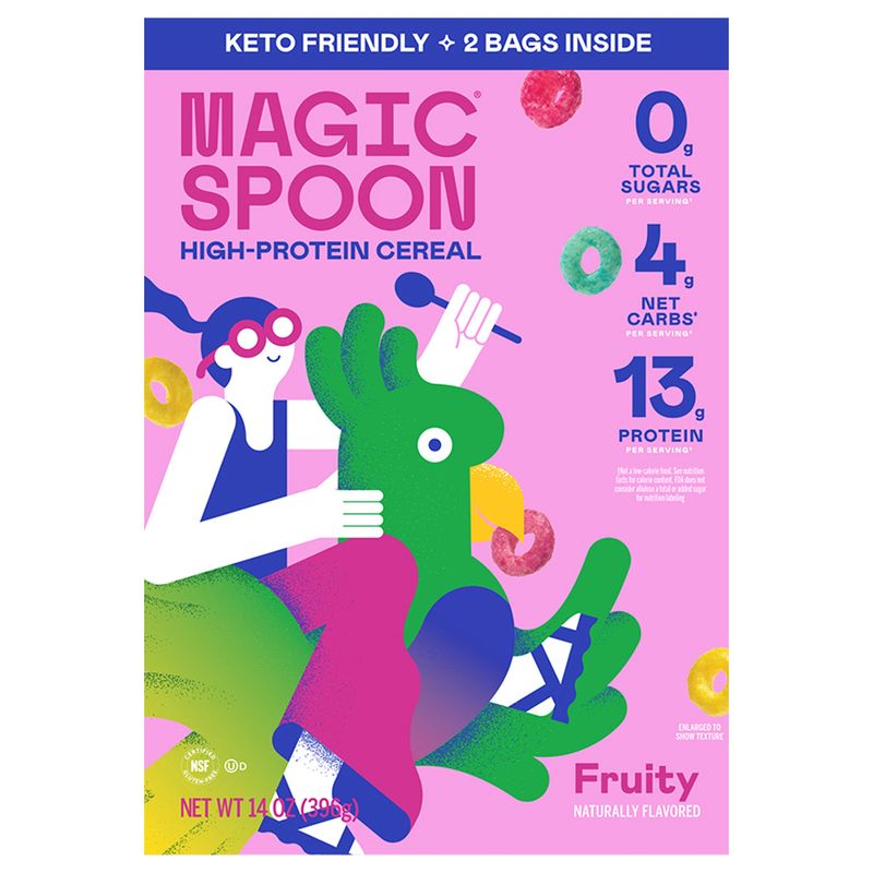 Magic Spoon Fruity Protein Cereal 14 oz