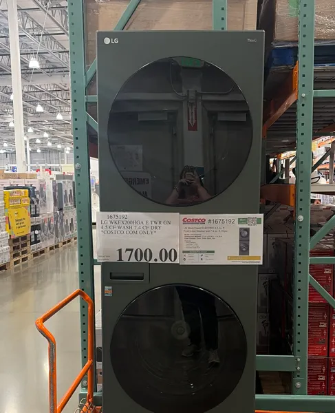 Lg Wkex200hga E Twr Gn 4.5 Cf Wash 7.4 Cf Dry