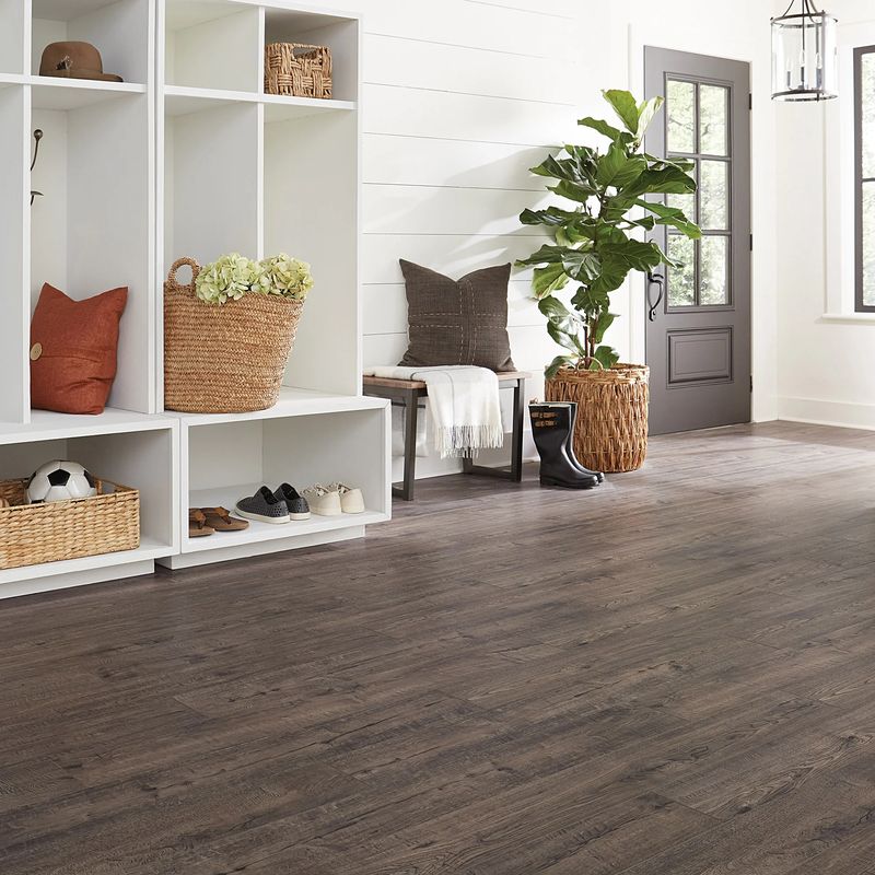 Mohawk Home Landfall Scraped Oak Waterproof Laminate ^
