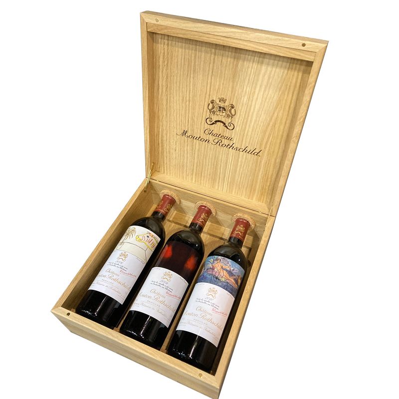 Chateau Mouton Bordeaux Collection 3/750 ml Bottles