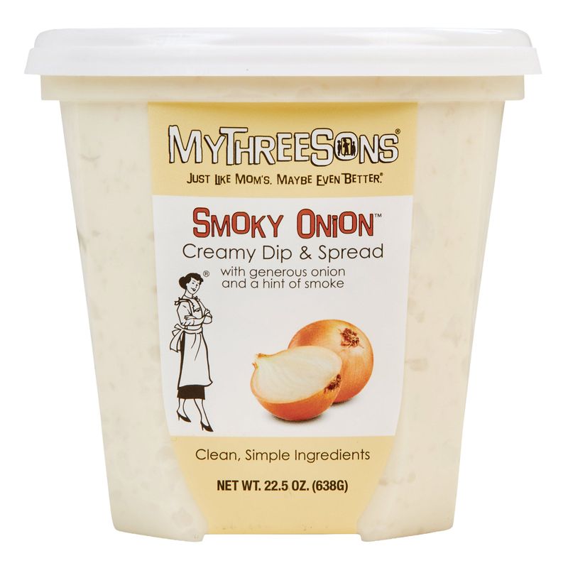 Mythreesons Gourmet Smoky Onion Creamy Dip & Spread 22.5 oz
