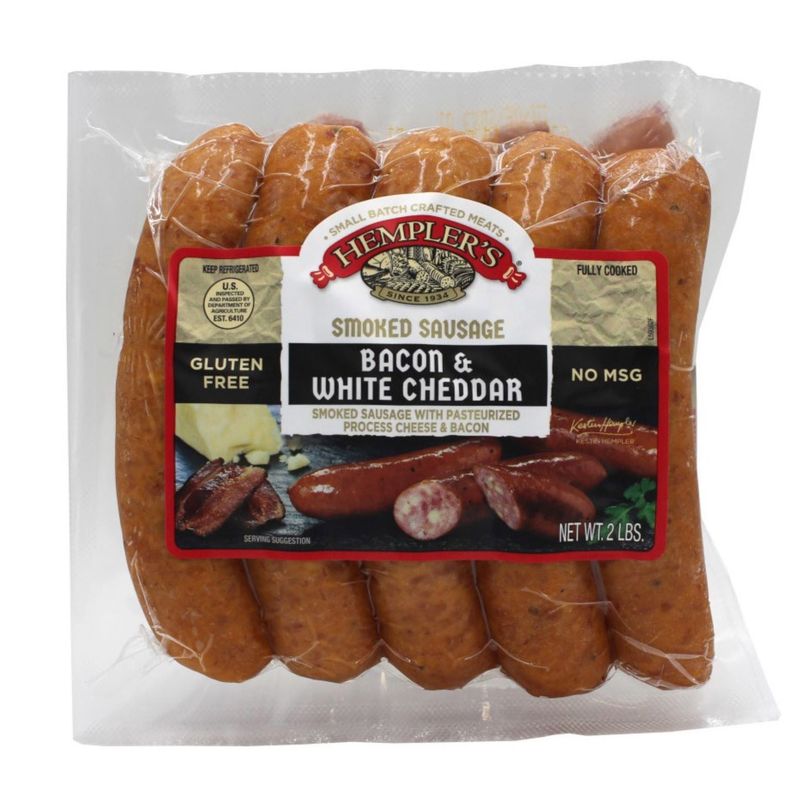 Hempler'S Bacon Cheddar Sausage 32oz