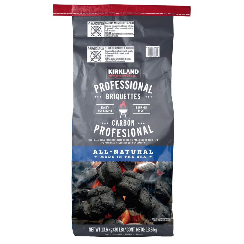 Kirkland Signature Charcoal Briquettes 30 lbs
