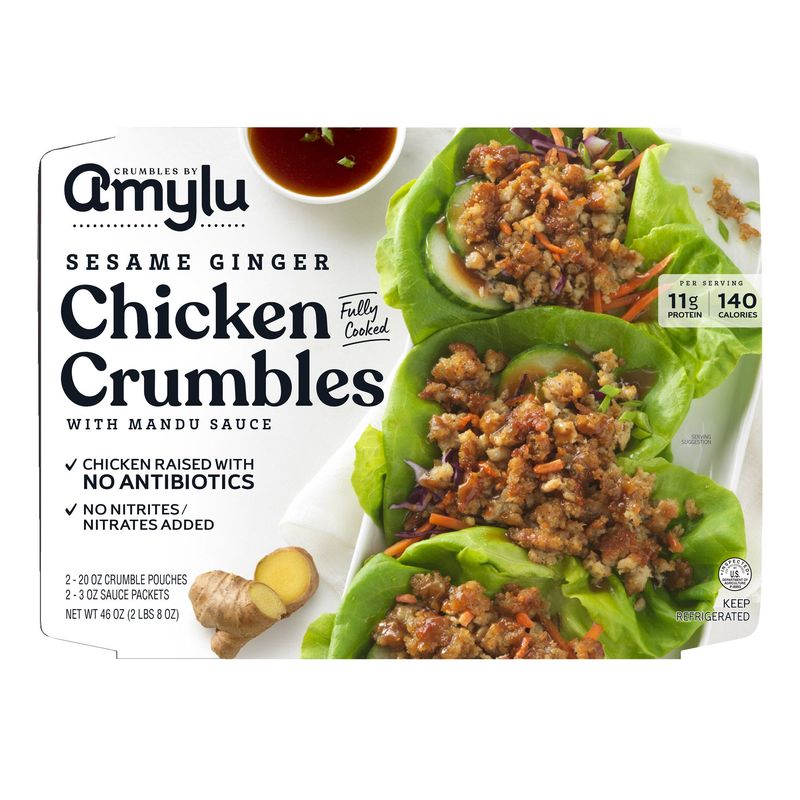 Amylu Chicken Crumbles 46 Ounces