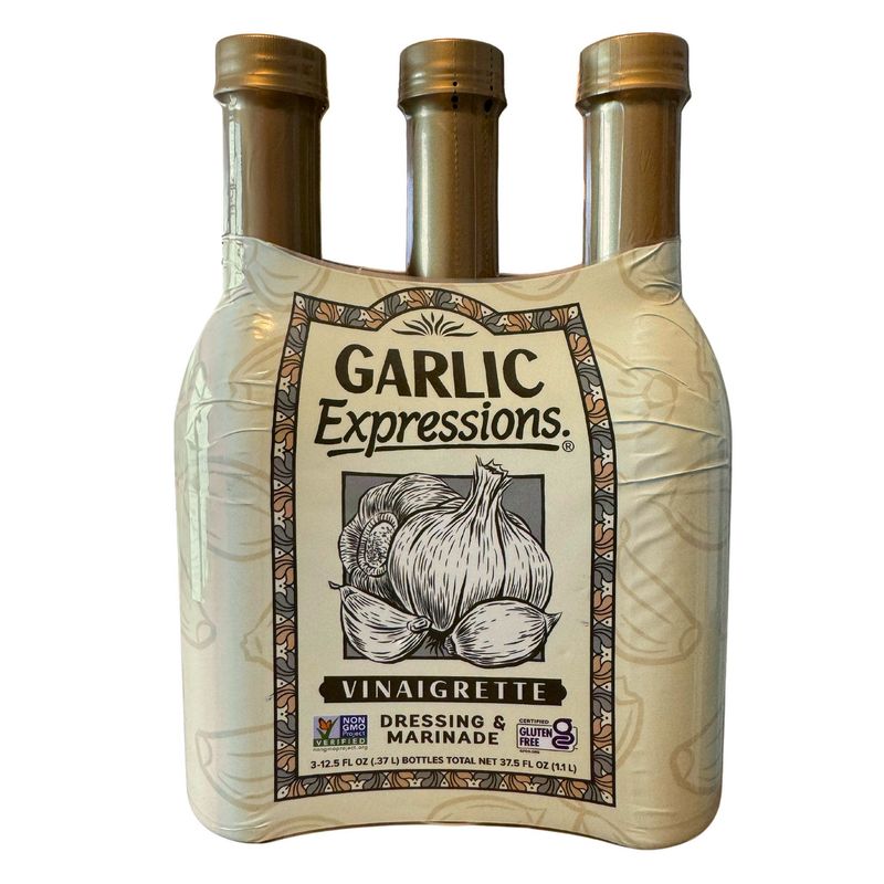 Garlic Expressions Dressing & Marinade 3/12.5 Ounce Bottles