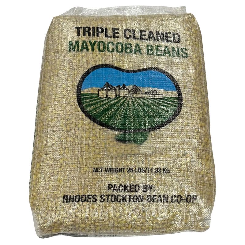 Rhodes Stockton Bean Mayocoba Beans 25 Pounds