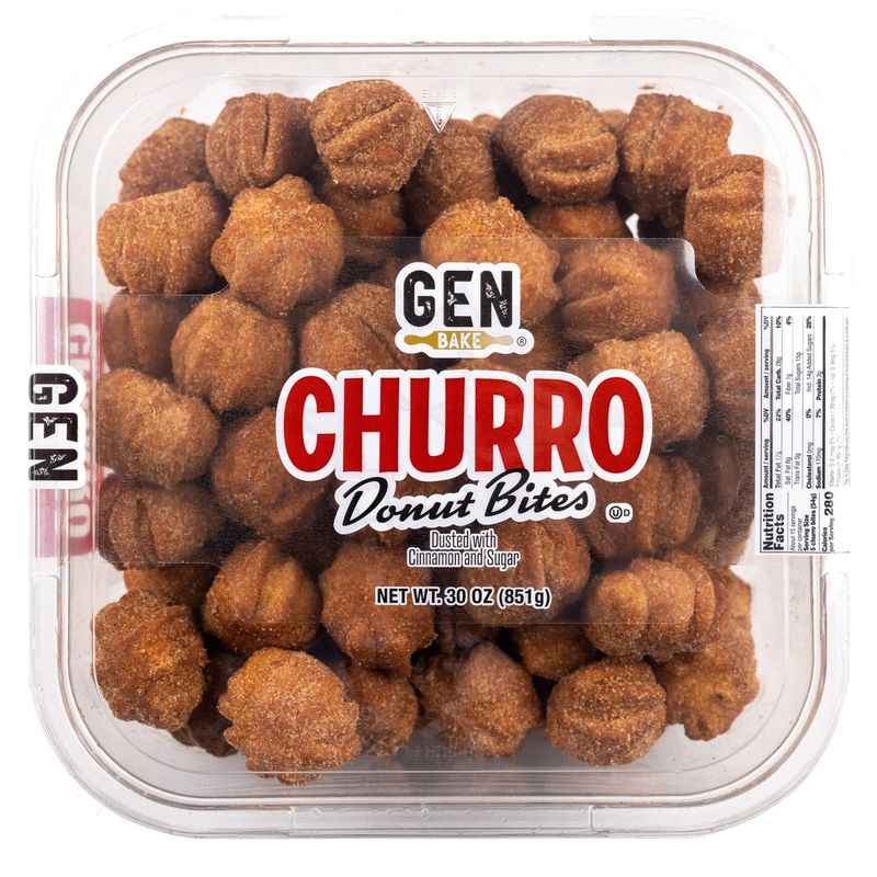Gen Bake Churro Donut Bites 30 Ounces