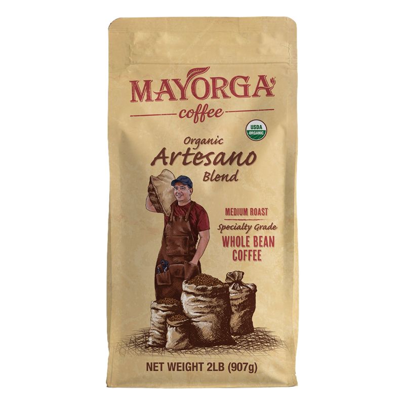 Mayorga Coffee Roaster Organic Artesano Blend 32 oz (2 Lbs)