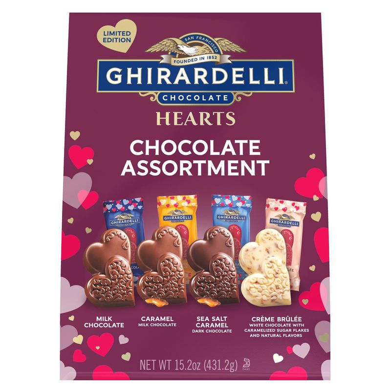 Ghirardelli Duet Hearts 15.2 Ounces