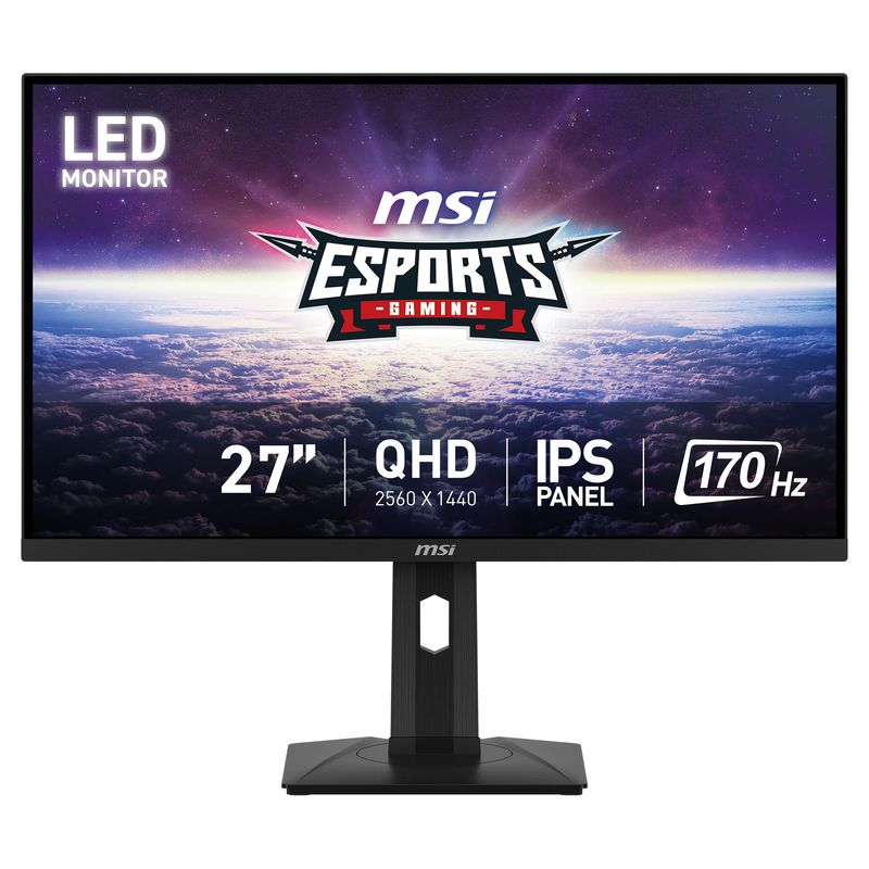 Msi 27¨ Wqhd 170hz 1ms G-Sync Compatible Ips Gaming Monitor
