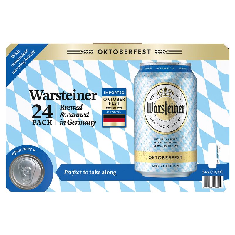 Warsteiner Oktoberfest 24/11.2 Ounce Cans