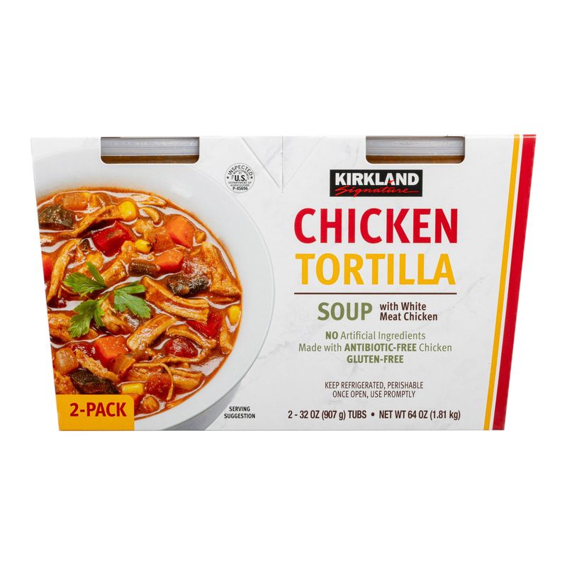 Kirkland Signature Chicken Tortilla Soup 2/32 oz (4 Lbs)