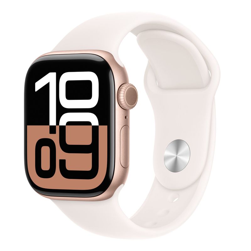 Apple Watch Series 10 Rose Gold / Blush Band 42mm Gps Mwwh3lw/A