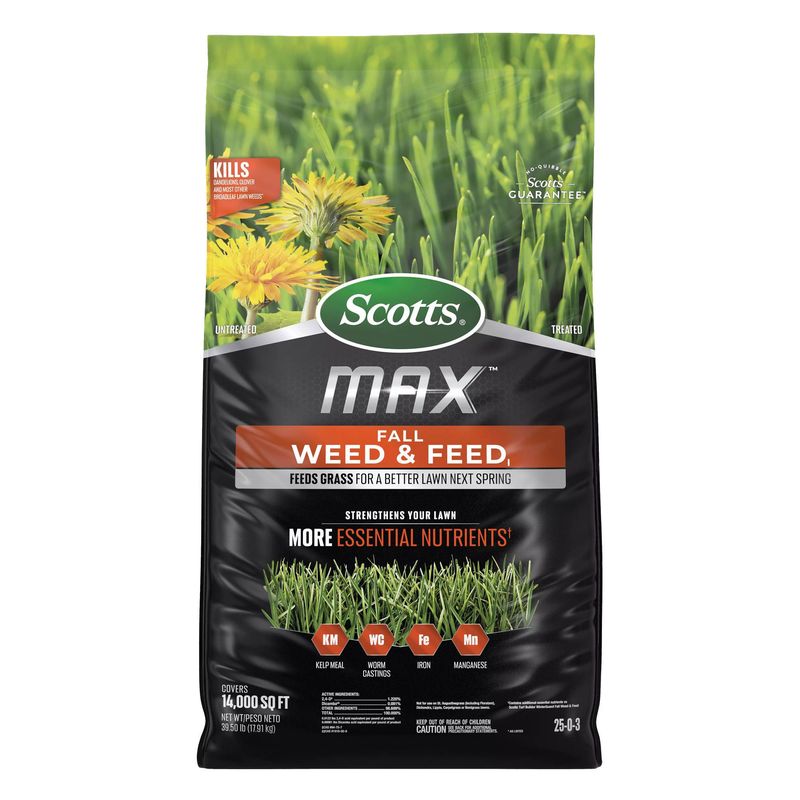 Scotts Max Fall Weed & Feed 14k Sq ft