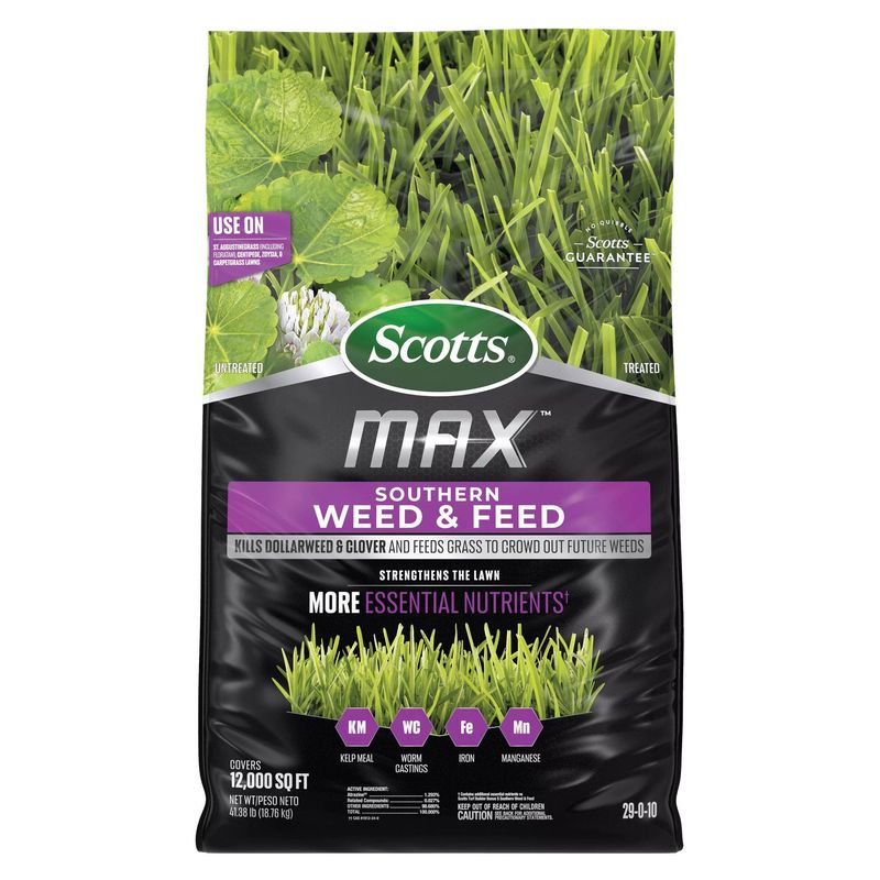 Scotts Max Southern Weed & Feed 12k Sq ft