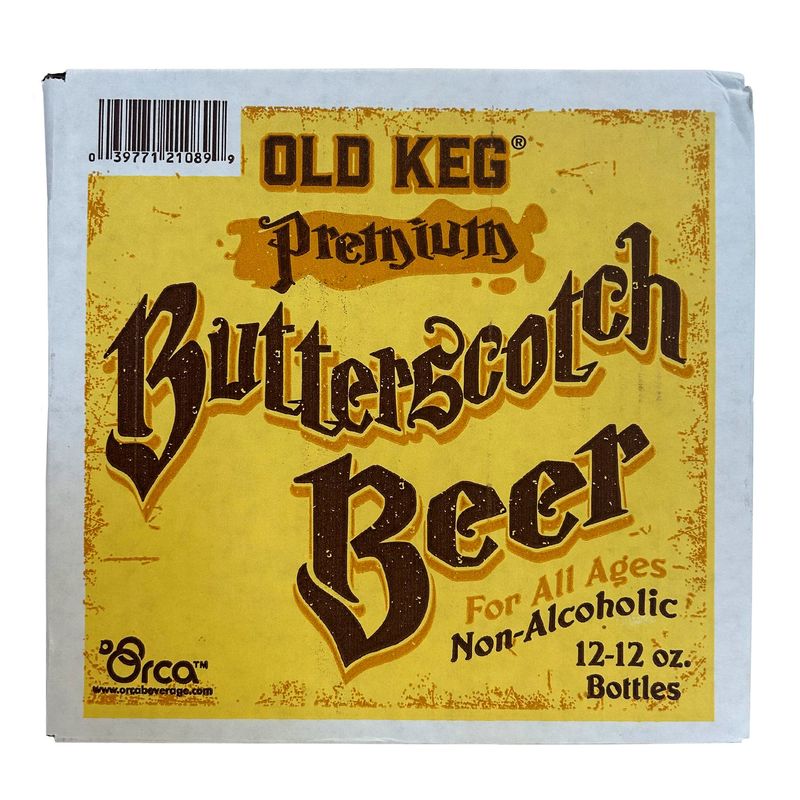 Old Keg Premium Butterscotch Beer 12/12 oz Bottles