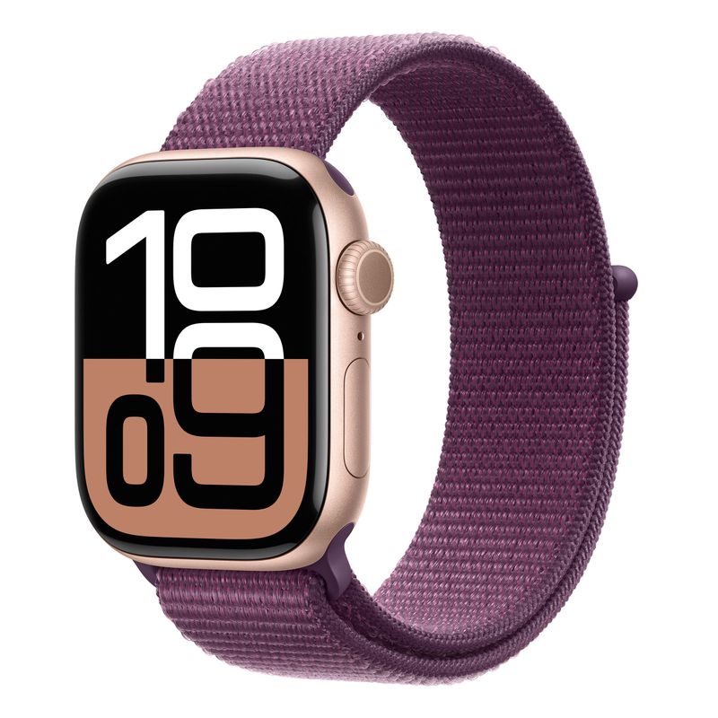 Apple Watch Series 10 Rose Gold / Plum Loop 42mm Gps Mwwk3lw/A