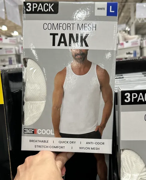 32 Degrees Comfort Mesh Tank Top 3 Pack
