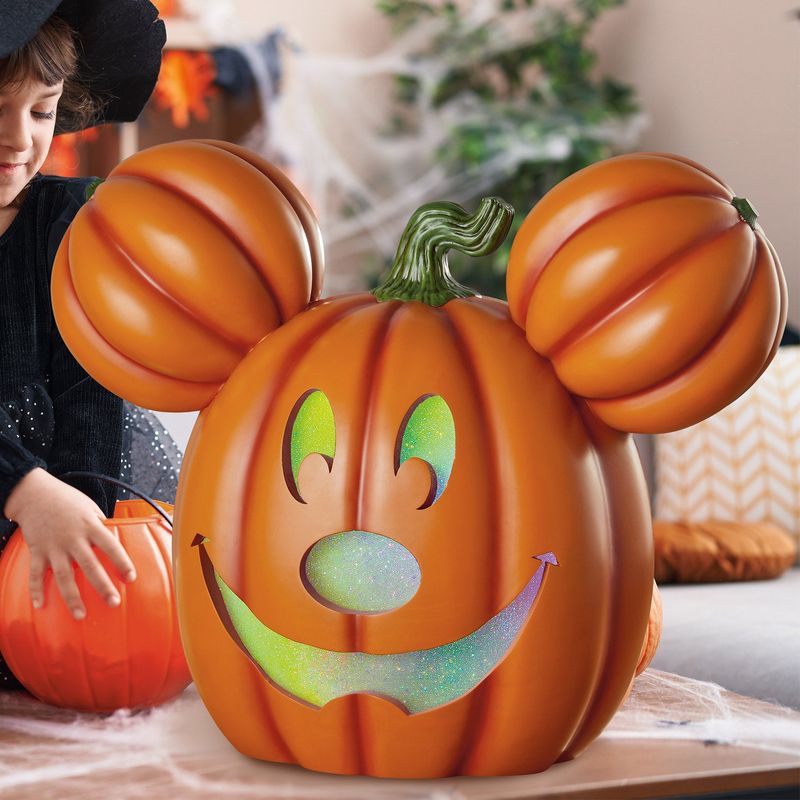 Disney Mickey Or Minnie 20¨ Pumpkin With Lights And Music
