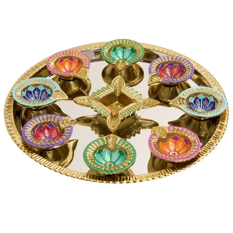 Diwali Diya Lantern 10-Piece Set