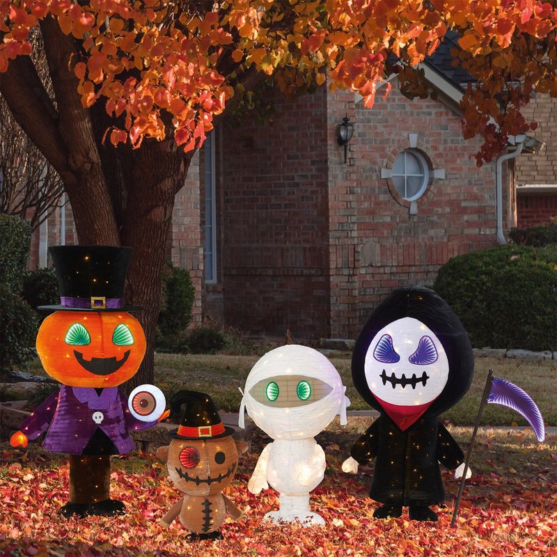 Pop-Up Halloween Friends, Set Of 4
