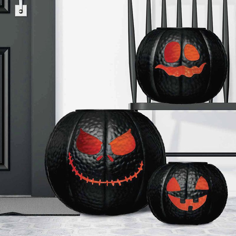 Metal Nesting Pumpkins 3-Piece