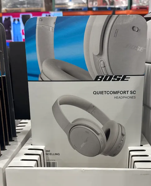 Bose Quiet Comfort Sc Over-Ear Headphones White Smoke ^