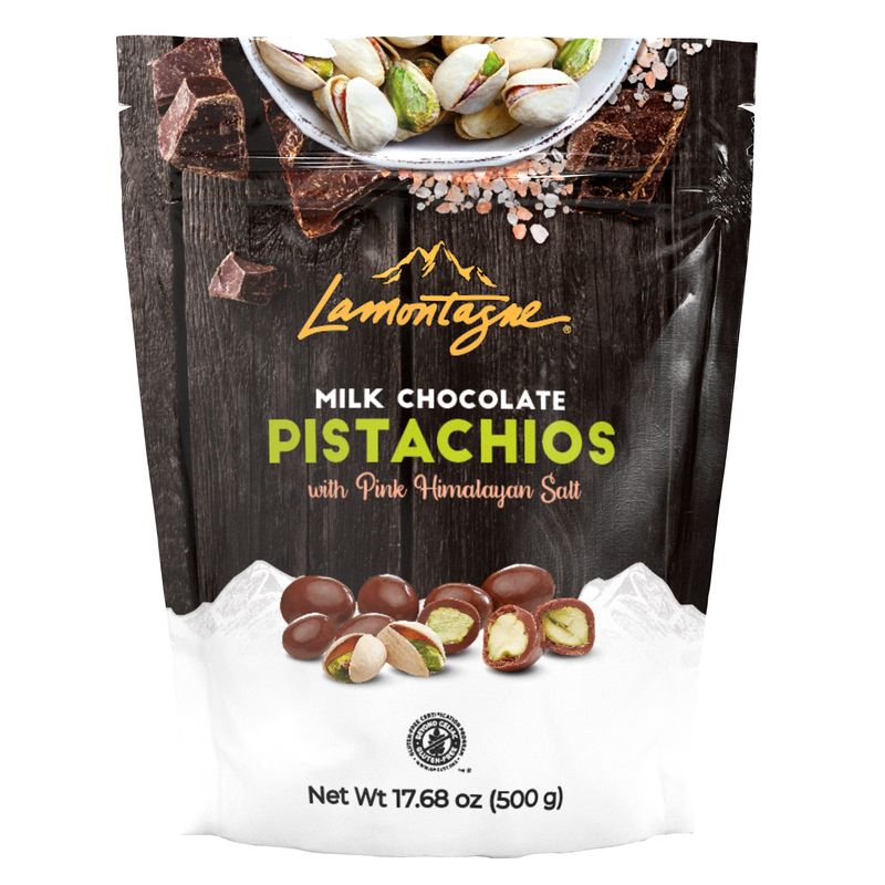 Lamontagne Chocolate Pistachios 17.68 oz