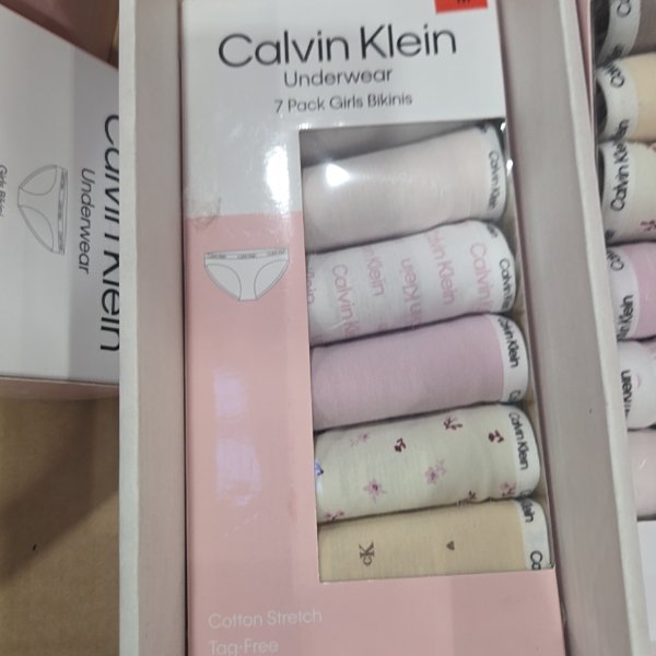 Calvin Klein Girl'S Bikini 7pk