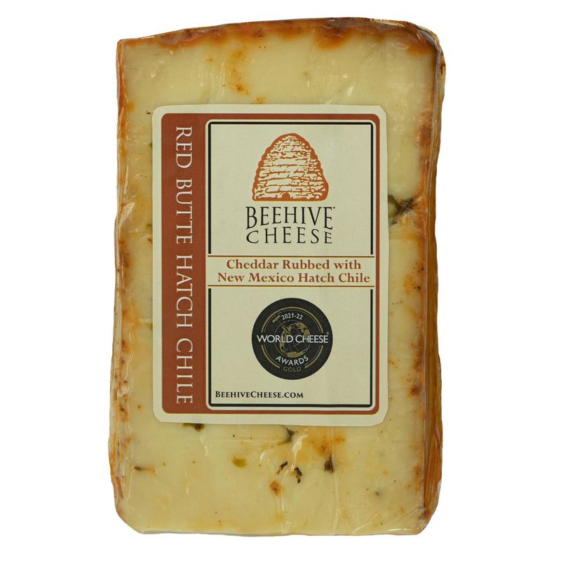 Beehive Cheese Co Red Butte Hatch Chile Cheddar 16 oz