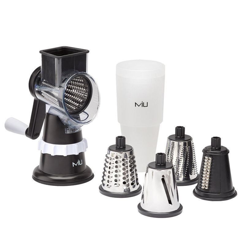 Miu Rotary Food Grater W/ Stainless Steel Drums
