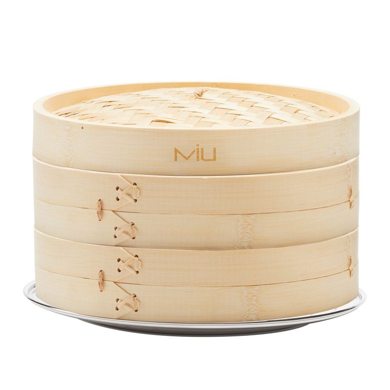 Miu 10 Inch 2-Tier Bamboo Steamer