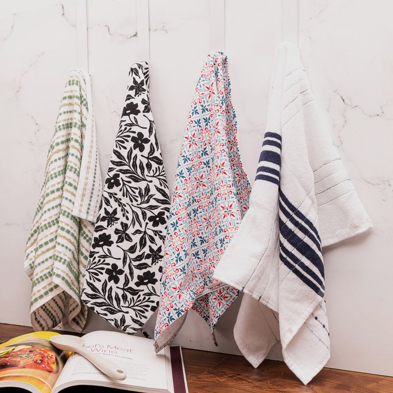 Core Home Terry Kitchen Towel 8 Pack Configuration