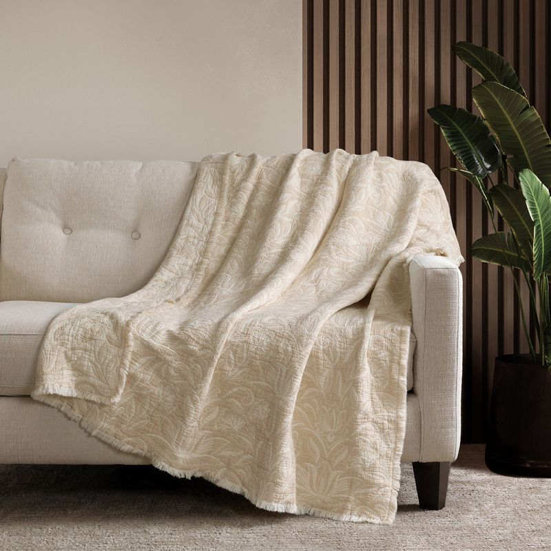 Reversible Cotton Throw 50¨ X 70¨