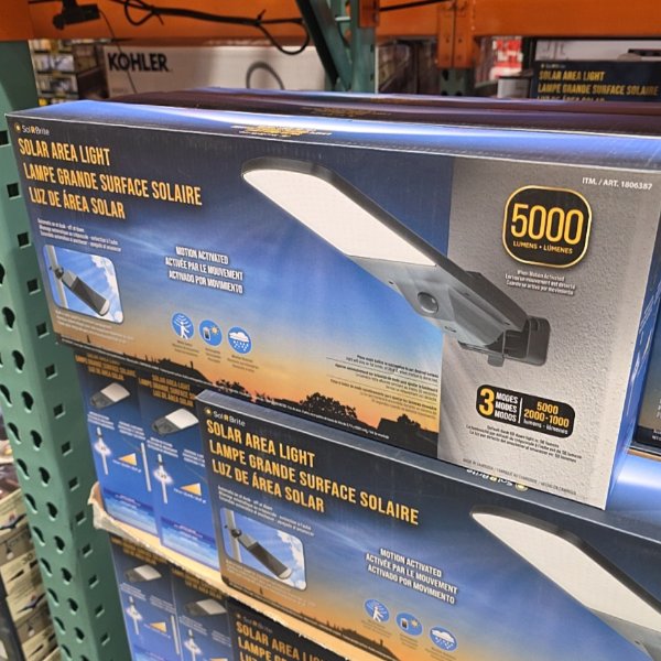 Fresh Source 5000l Solar Area Light ^