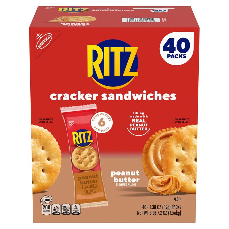 Ritz Cracker Pb Sandwiches 40 Count Box