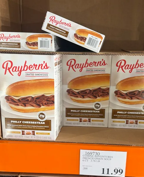 Raybern'S Philly Cheesesteak Provolone 6 Count 33.6 Ounces