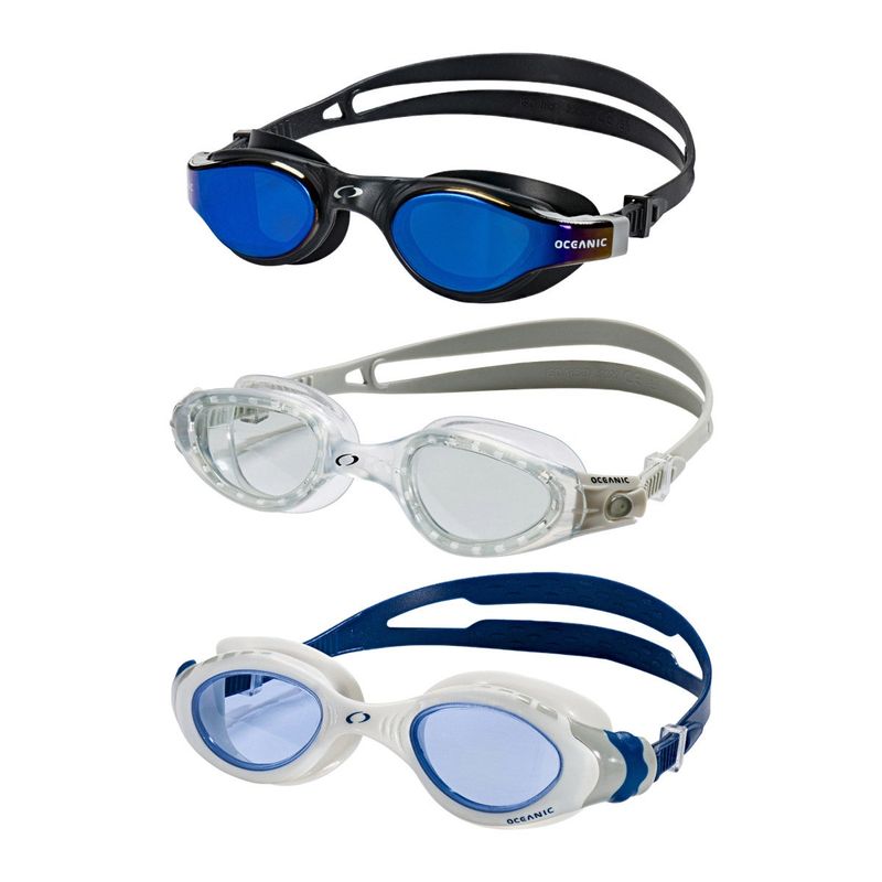 Oceanic Swim Goggles 3 Pack Sizes S/M &/Or L/Xl
