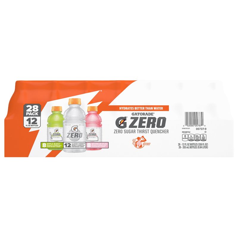 Gatorade Zero Splash 28 / 12 Ounce Bottles