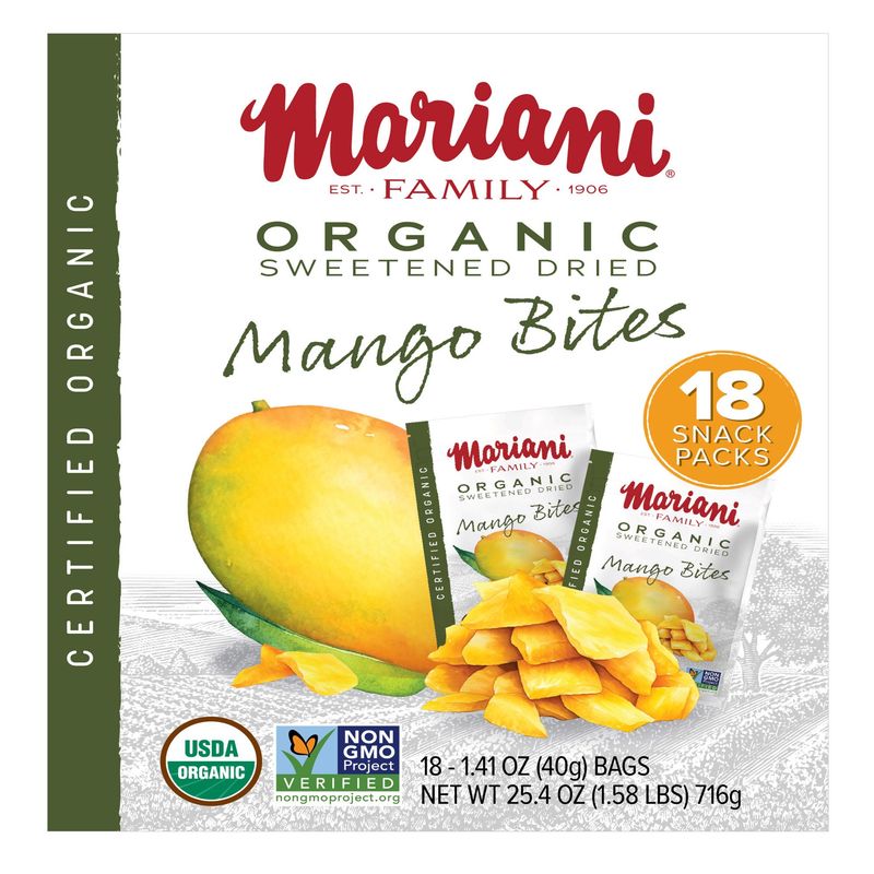 Mariani Organic Mango Bites 18/1.41 oz