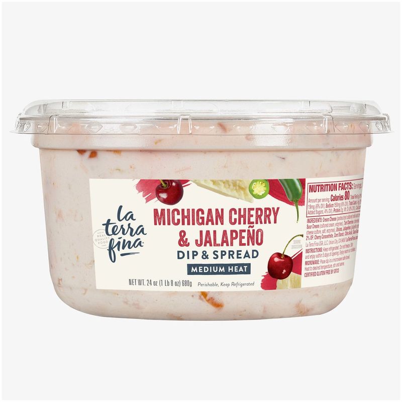 La Terra Fina Cherry & Jalapeno Dip 24 Ounce Container