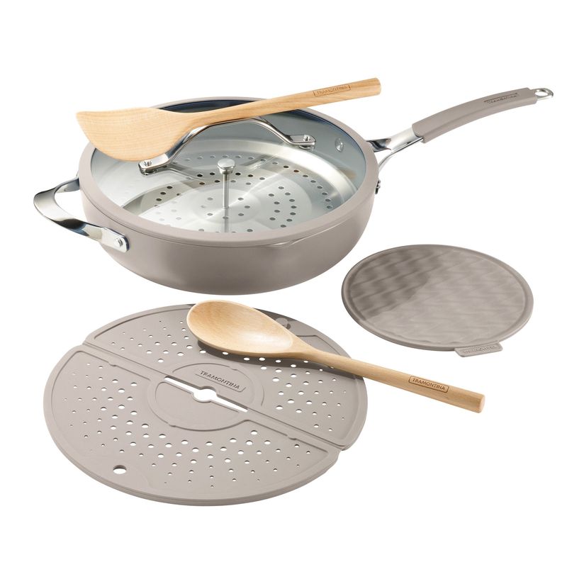 Tramontina Ceramic Non-Stick All in One Pan 7pc Set