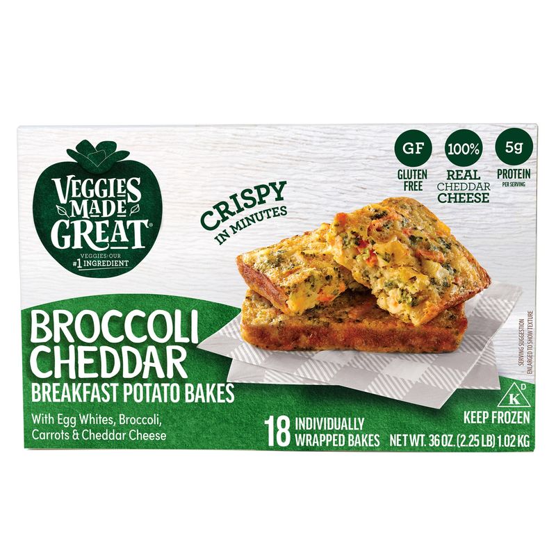 Veggies Made Great Broccoli Cheddar Bake 18 Count Box
