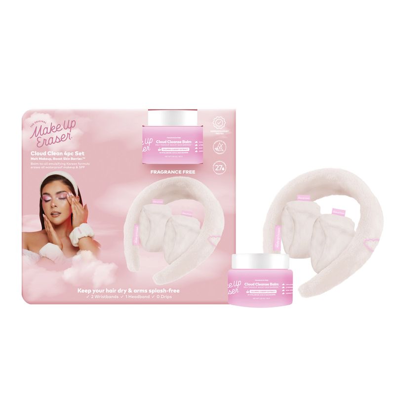 The Org Makeup Eraser Cloud Cleanse Balm 4 Piece Set