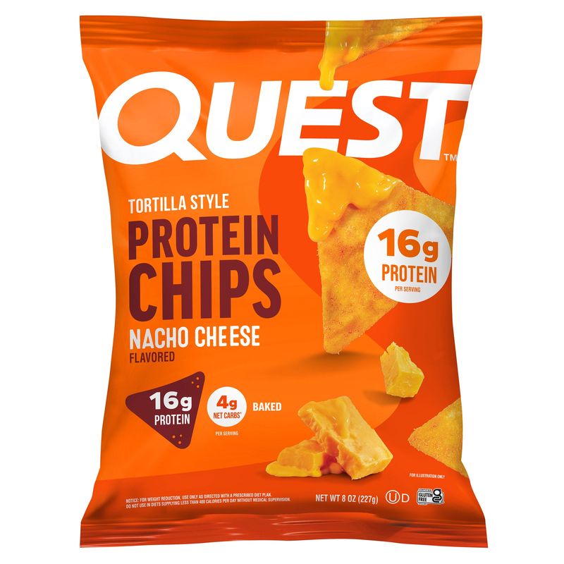 Quest Nacho Cheese Protein Chips 8 oz