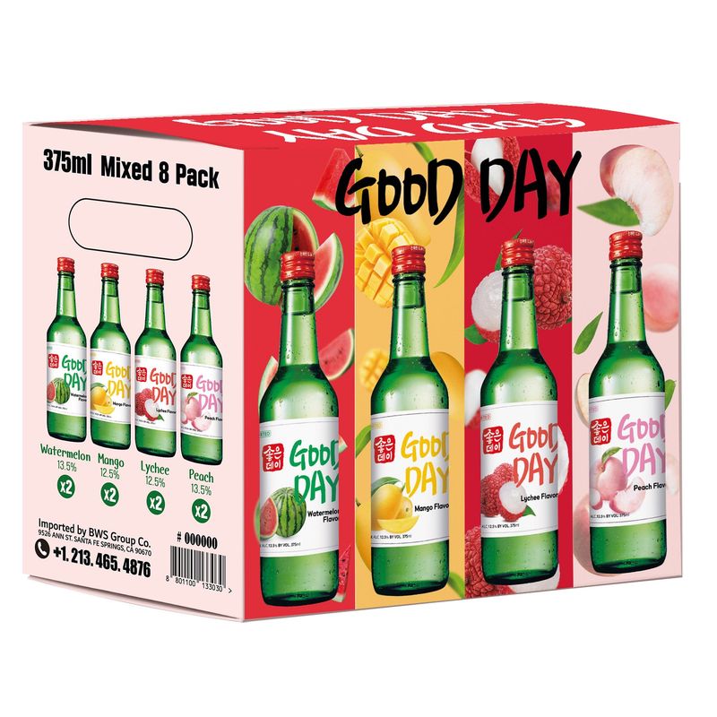 Goodday Soju Variety South Korea 8/375ml