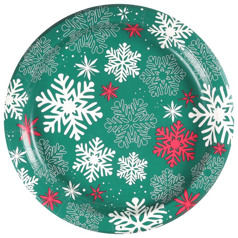 Pizazz Winter 10¨ Plate 100 Count Package