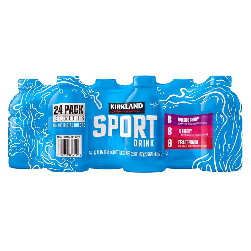 Kirkland Signature Sports Drink Variety 24/12 Ounce Bottles