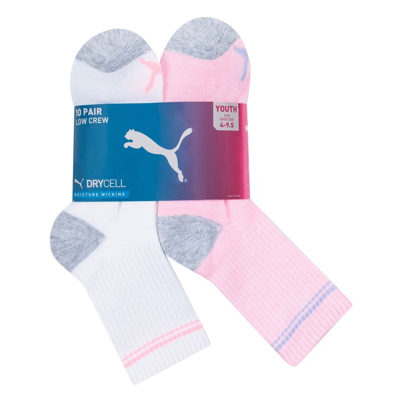 Puma Kids' High Qtr Sock 10pr