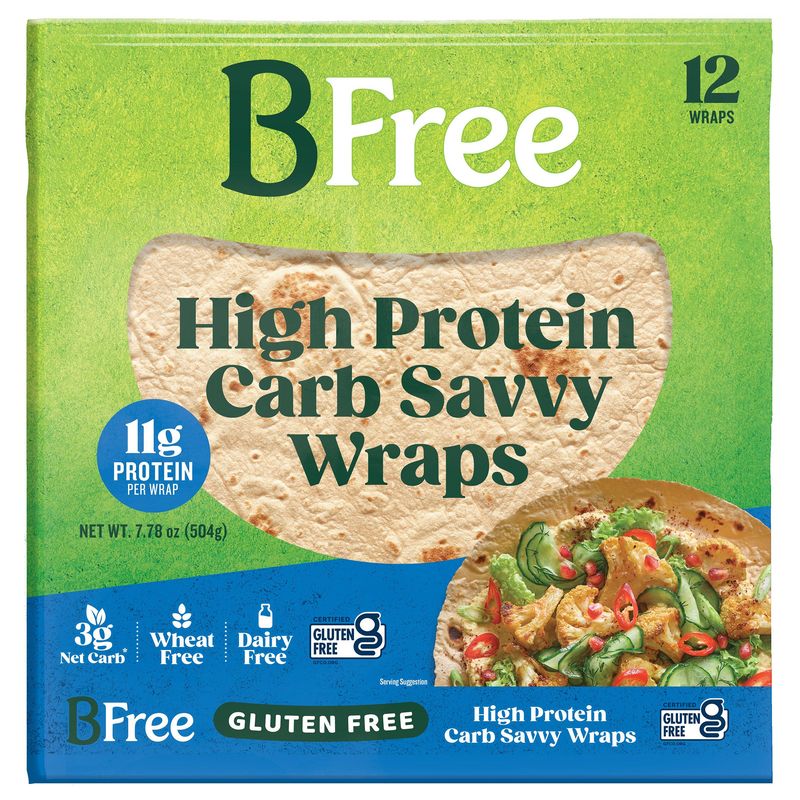 Bfree High Protein Gf Wrap 12 ct